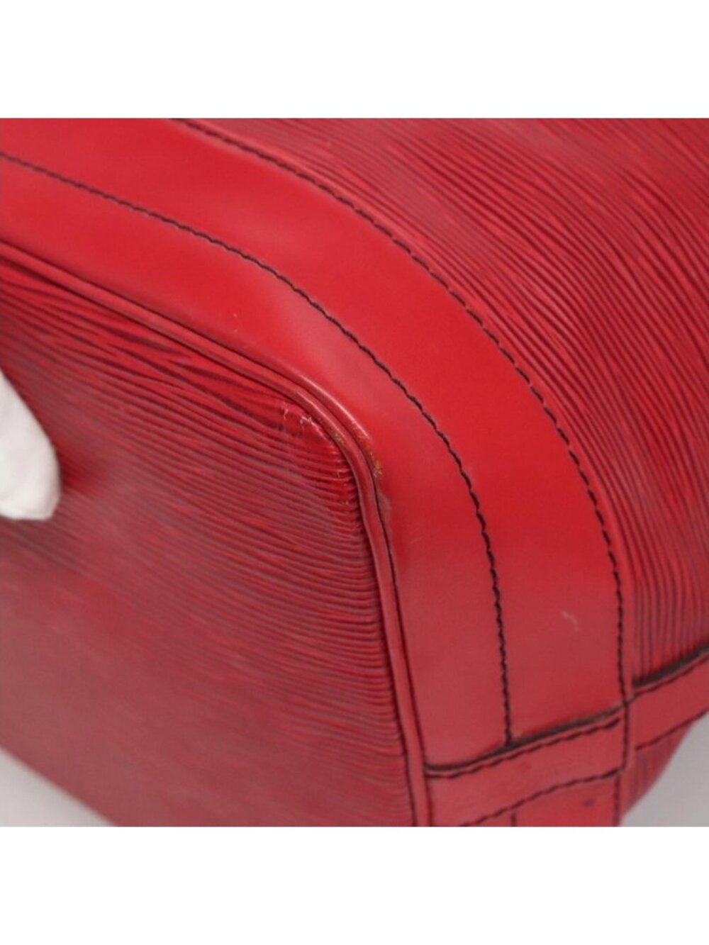 Authentic LOUIS VUITTON Epi Noe Shoulder Bag Red M44007 LV - Picture 7 of 16